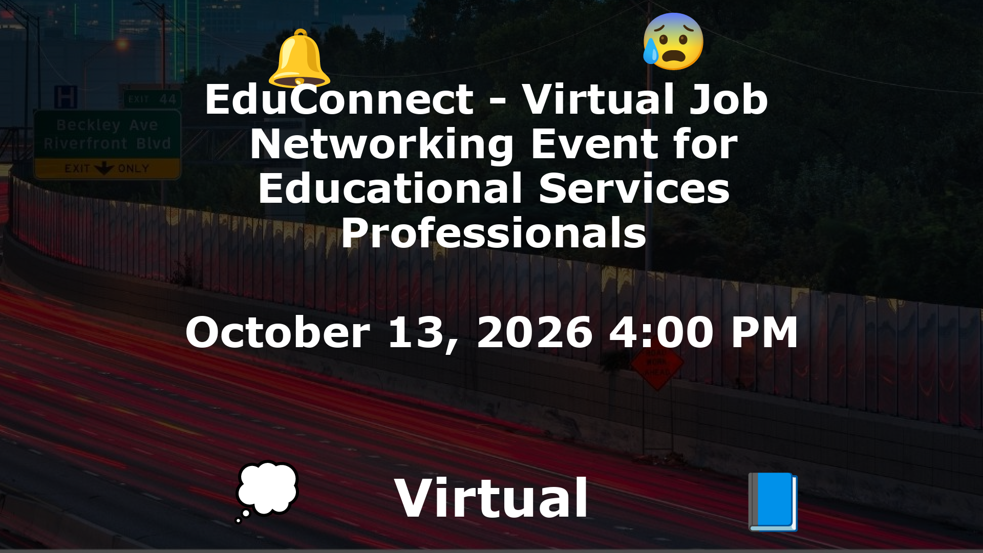 EduConnect - Virtual Job  Networking Event for Educational Services Professionals event image